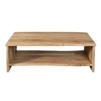 COUCHTISCH DAHLIA - Beige/Naturfarben, Akazienholz/Holz (60/120/40cm) - SAM