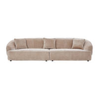 SOFA ohne Schlafmöglichkeit - 4 Personen - Stoff - Beige - - Beige, Textil (320/80/108cm) - Vente-Unique