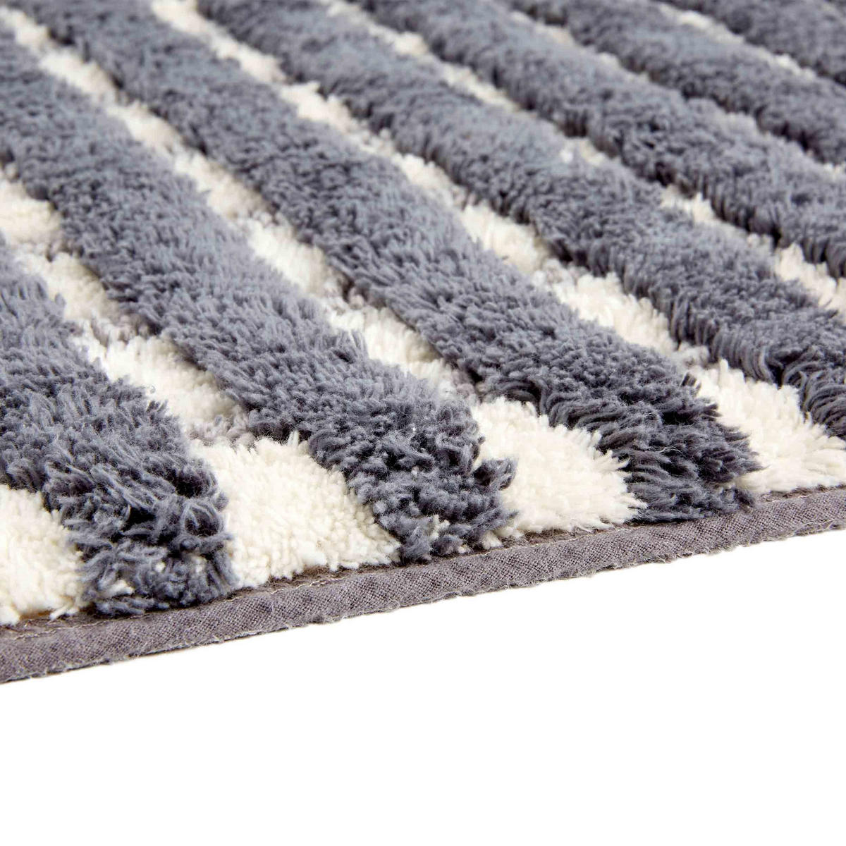 BADEMATTE BAHAMAS - Anthrazit, Textil (67/110cm) - Schöner Wohnen