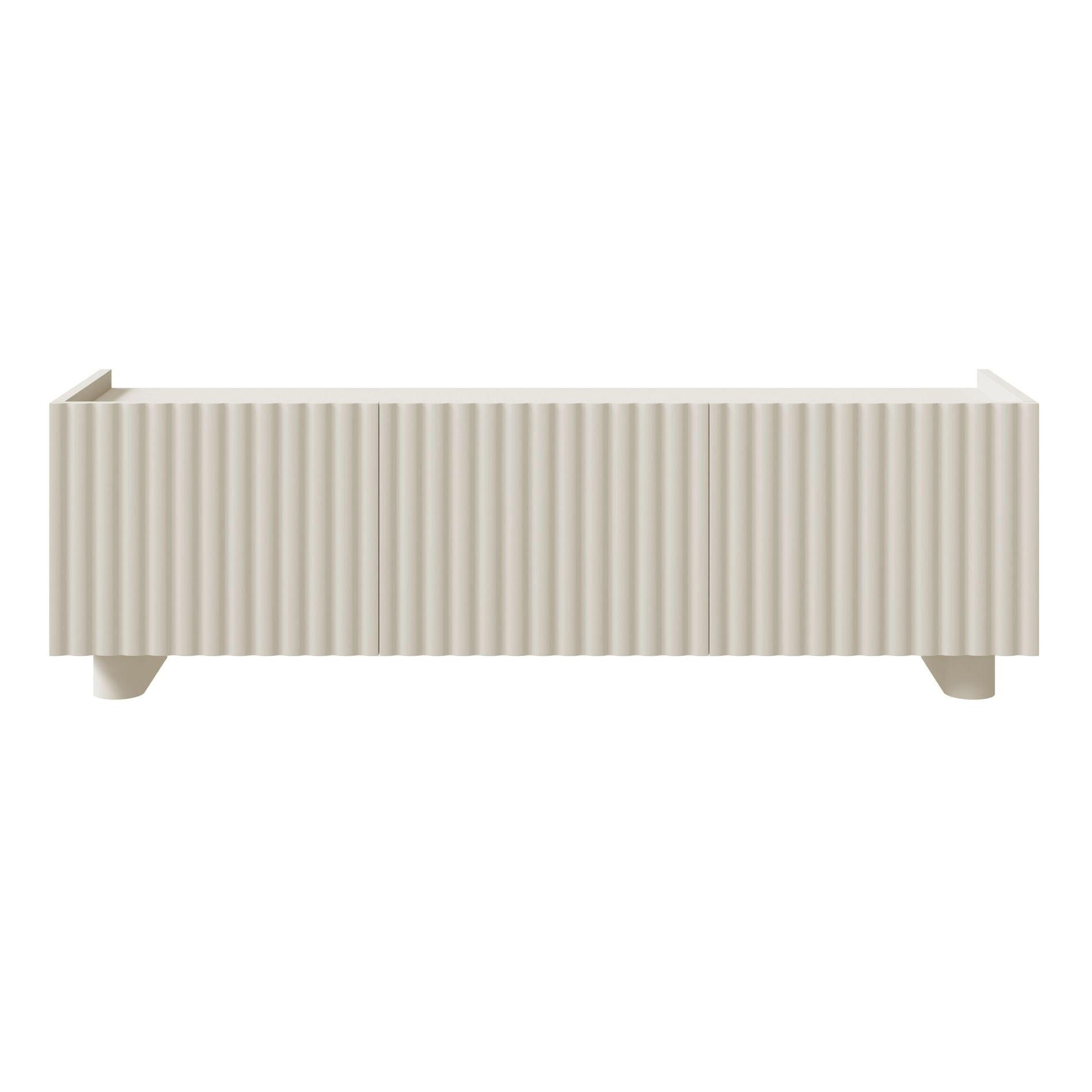 TV-LOWBOARD Fiorra Greige 144/49/39 cm - Kaschmir, Holzwerkstoff (144/49/38.3cm) - Selsey