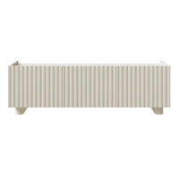 TV stolík Fiorra sivobéžový 144/49/39 cm - kašmírová, kompozitné drevo (144/49/38.3cm) - Selsey