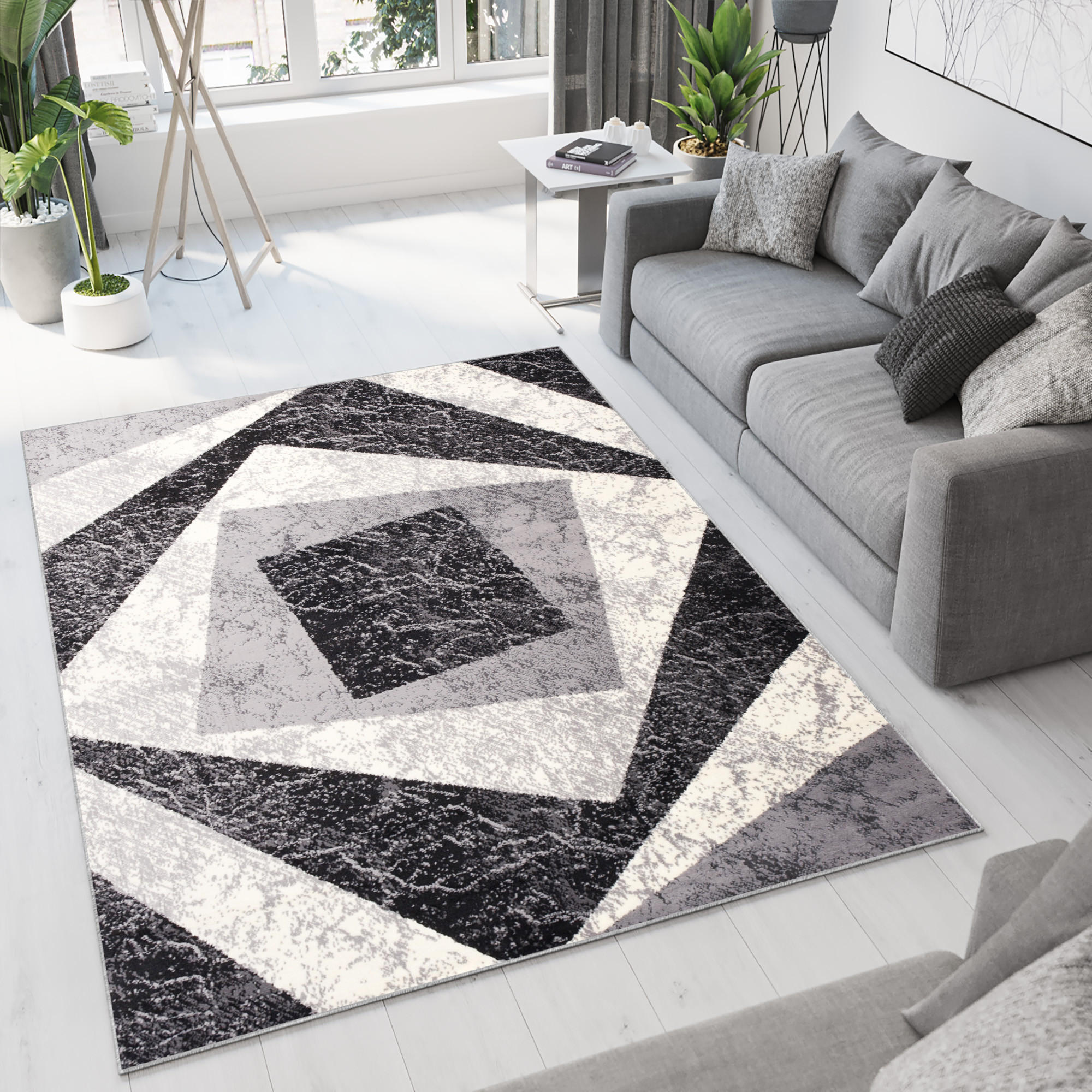 TEPPICH DREAM Grau 140/200 cm - Grau, Textil (140/200cm) - Tapiso
