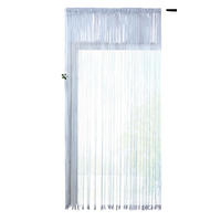 FADENGARDINE Shanghai HxB 250x300 cm Weiß Lurex - Weiß, Textil (300/250cm) - Gardinenbox