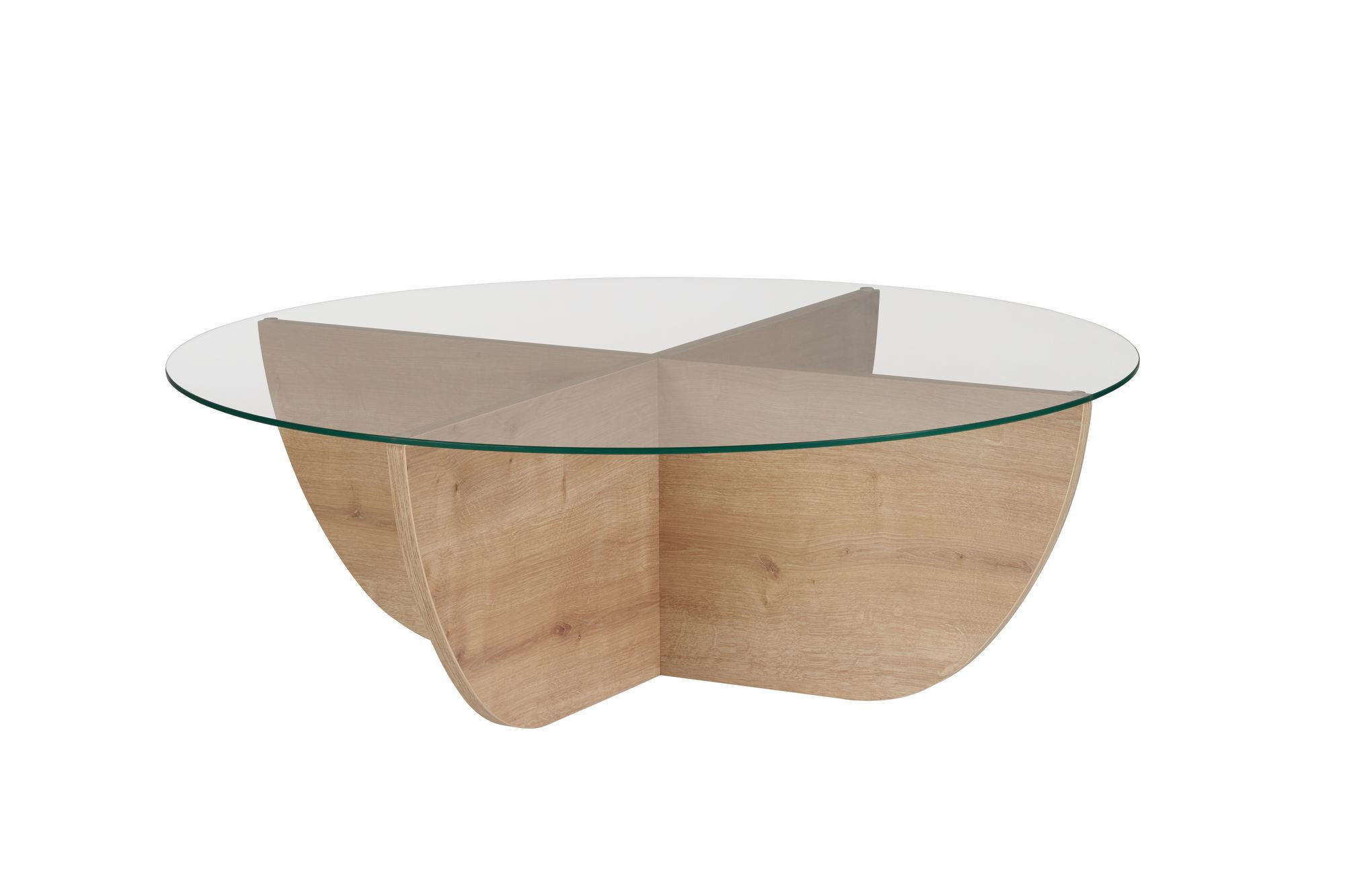 Habitat Garten Couchtisch Braun 90x30x90 cm