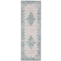 LÄUFER Laury Türkis 80x240 cm - Türkis, Kunststoff/Textil (80/1cm) - KUNSTLOFT