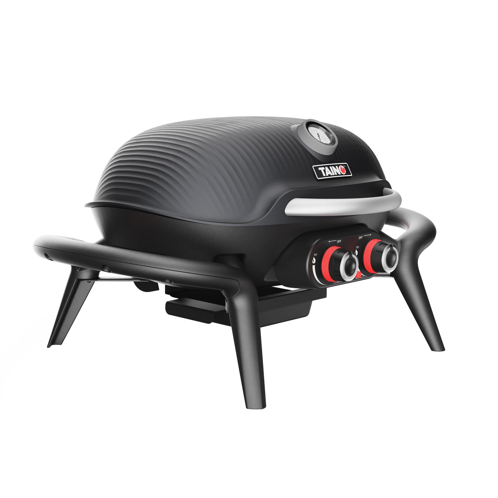 TISCHGRILL KENAI schwarz - Schwarz, Kunststoff/Metall (73/38/50cm) - TAINO