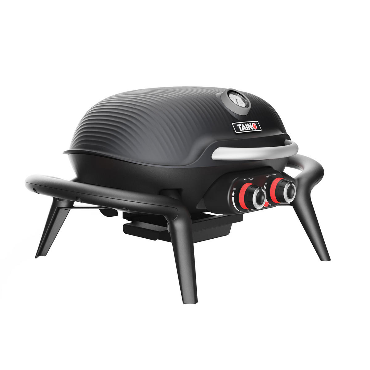 TISCHGRILL KENAI Set Schwarz - Schwarz, Kunststoff/Metall (73/38/50cm) - TAINO