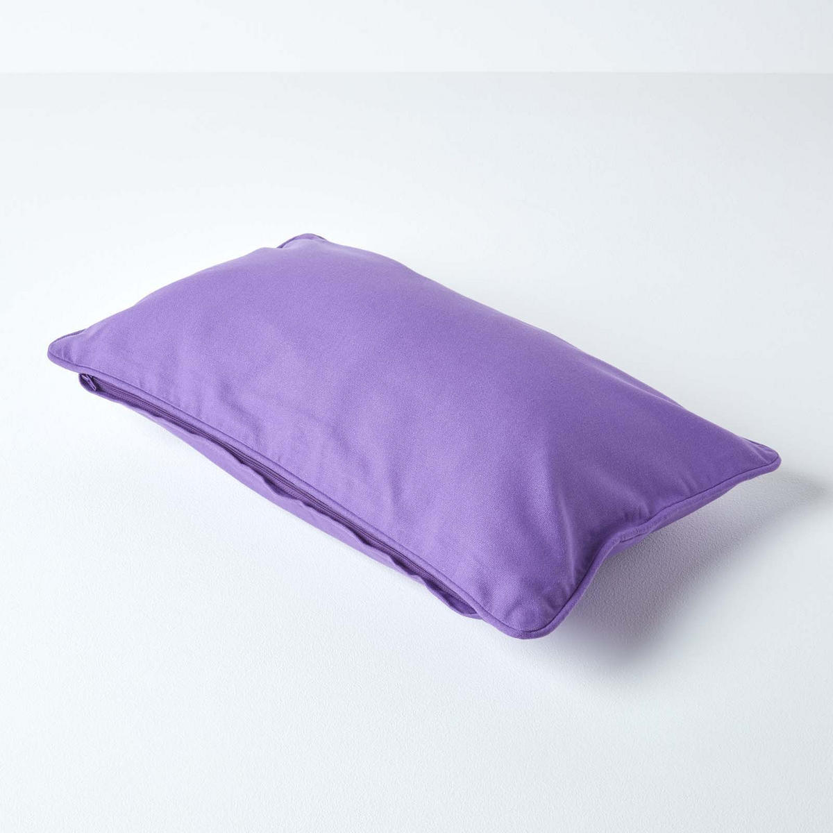 KISSENHÜLLE lila 30/50 cm, 100% Baumwolle - Lila, Textil (30/50cm) - Homescapes