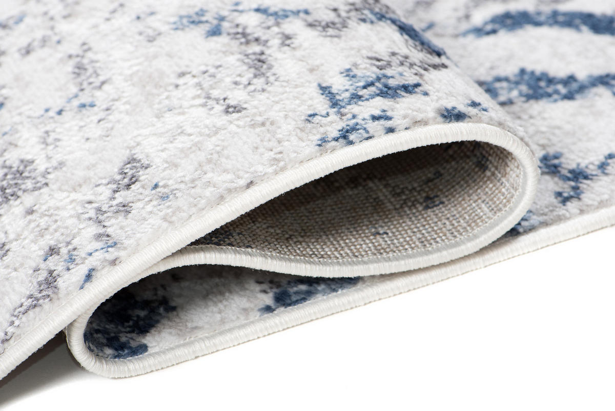 TEPPICH SKY Blau Grau 120/170 cm - Blau, Textil (120/170cm) - Tapiso