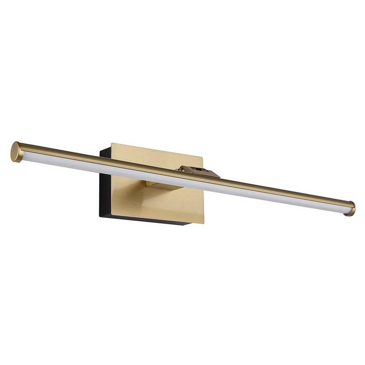 LED WANDLEUCHTE Jamie Messing matt - Messingfarben, Metall (40/7.5/40cm) - Globo Lighting