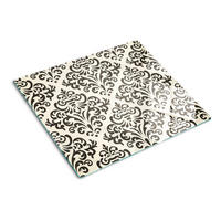 GLASPLATTE 60x52 cm Dekorationen - Braun, Glas (60/0.4/52cm) - TULUP