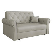 SCHLAFSOFA Viva Roma II - Beige/Schwarz, Holz/Textil (148/85/98cm) - MIRJAN24