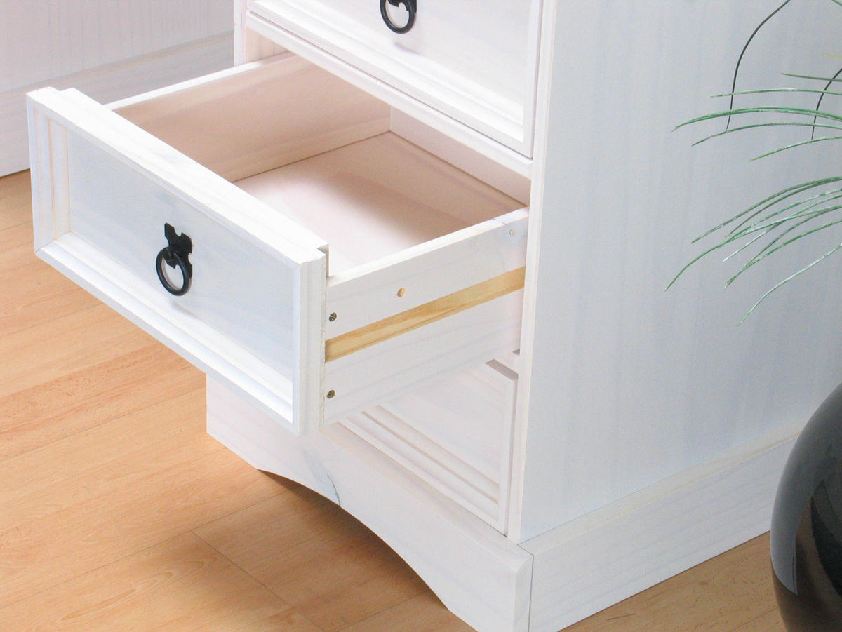 SCHREIBTISCH Weiß - Weiß, Holz (47/141/76cm) - ebuy24