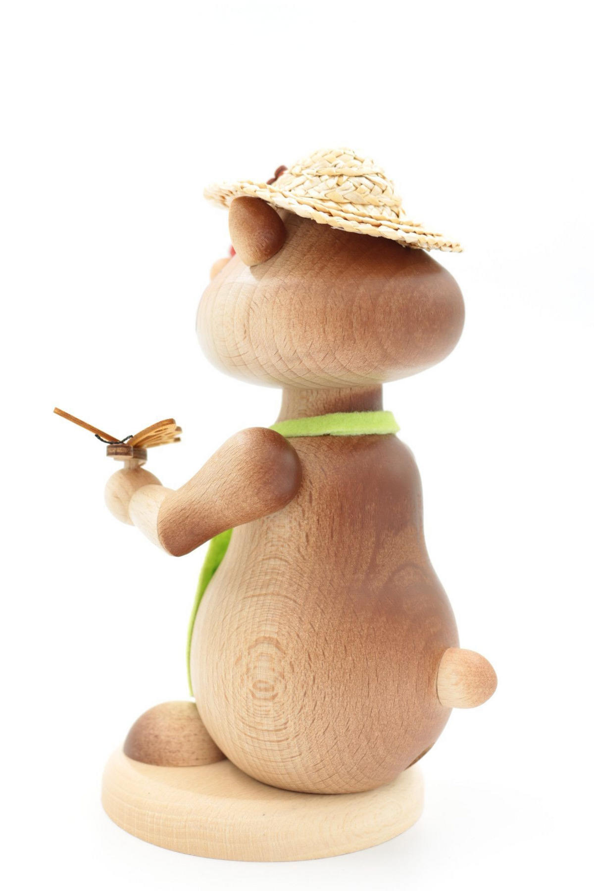 RAUCHFIGUR Hamster Blumenkind 18 cm - Multicolor, Holz (12/18/0.1cm)