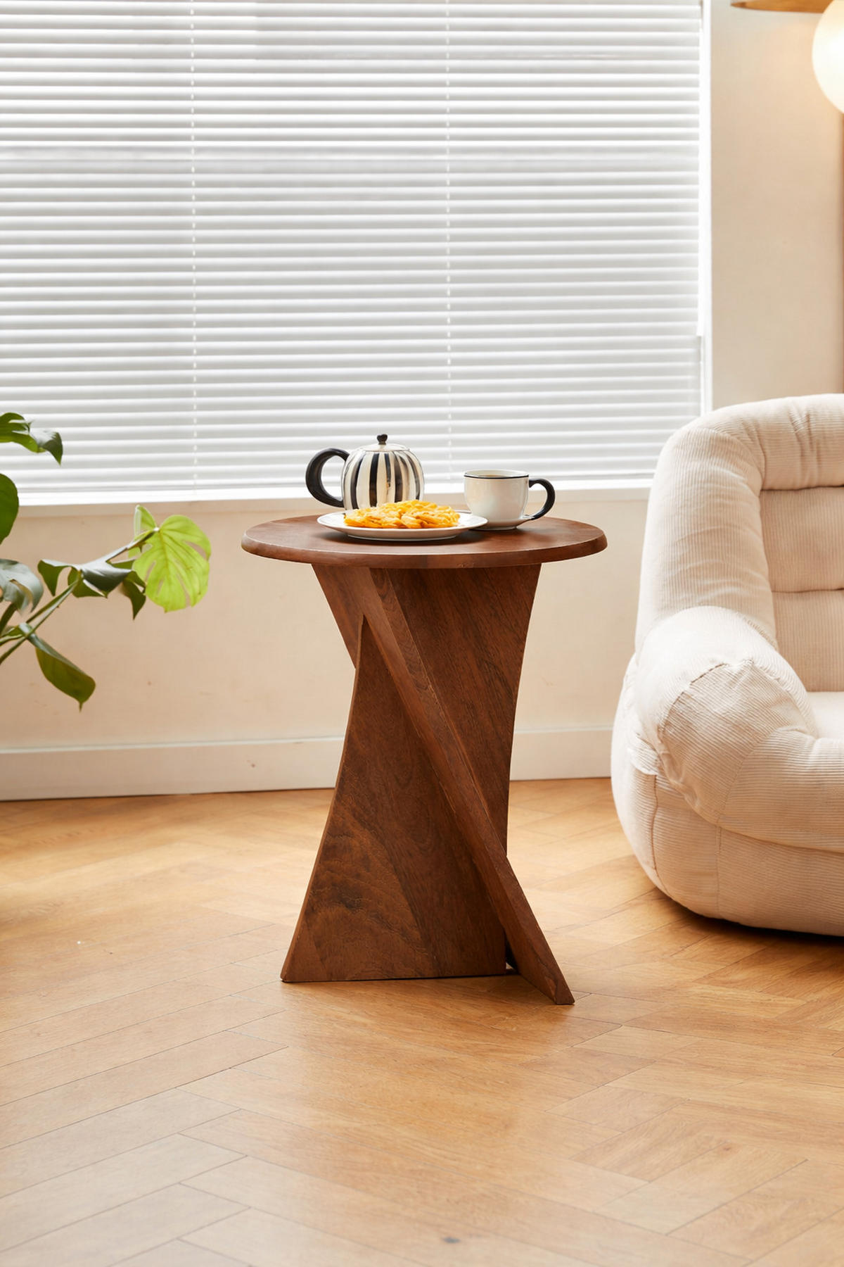 BEISTELLTISCH Braun 30 x 40 x 50 cm - Braun, Holz (40/30/50cm) - Nordlys
