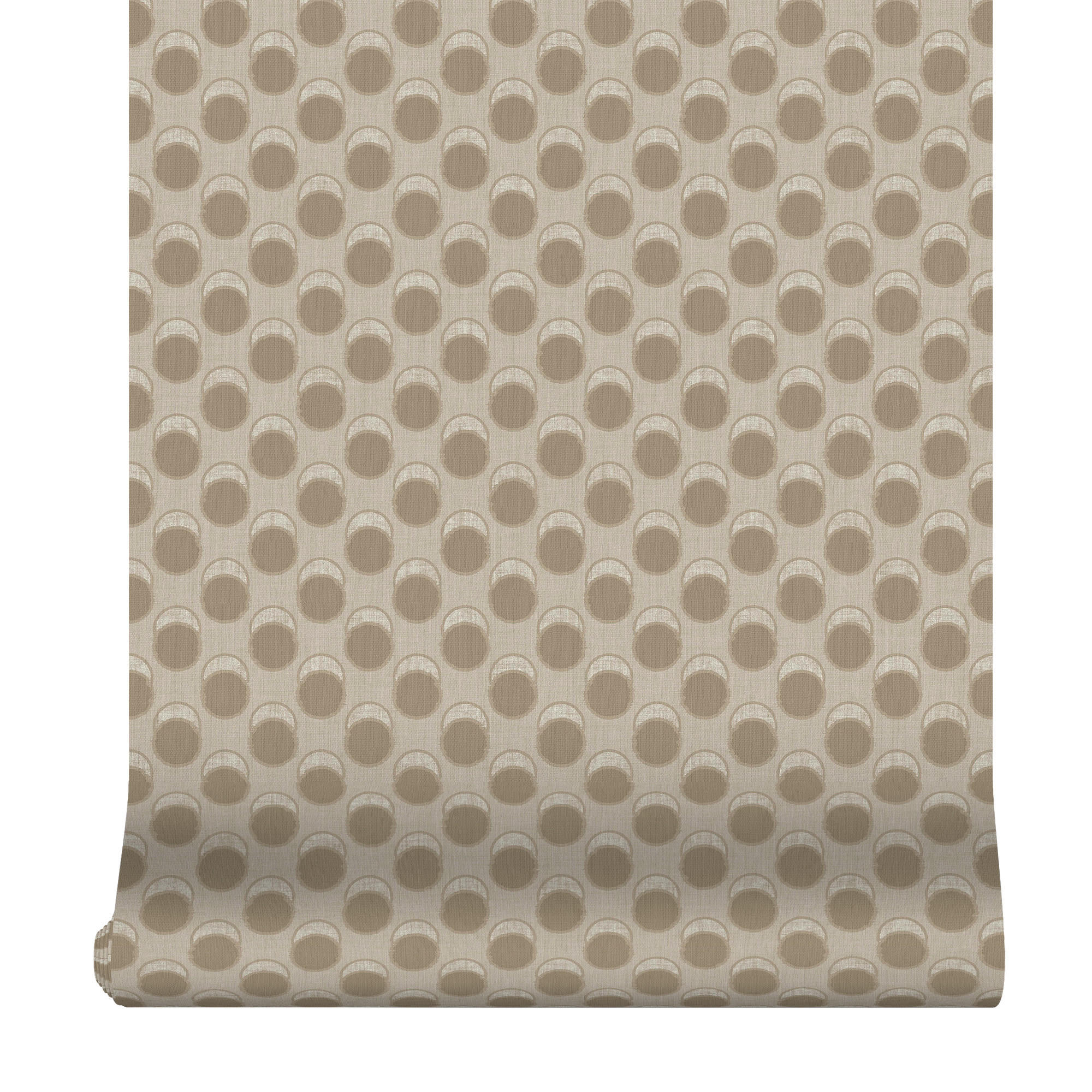 VLIESTAPETE - Grafiksymbol 1000x52cm - Creme/Weiß, Papier/Kunststoff (52/1000cm) - Superfresco Easy
