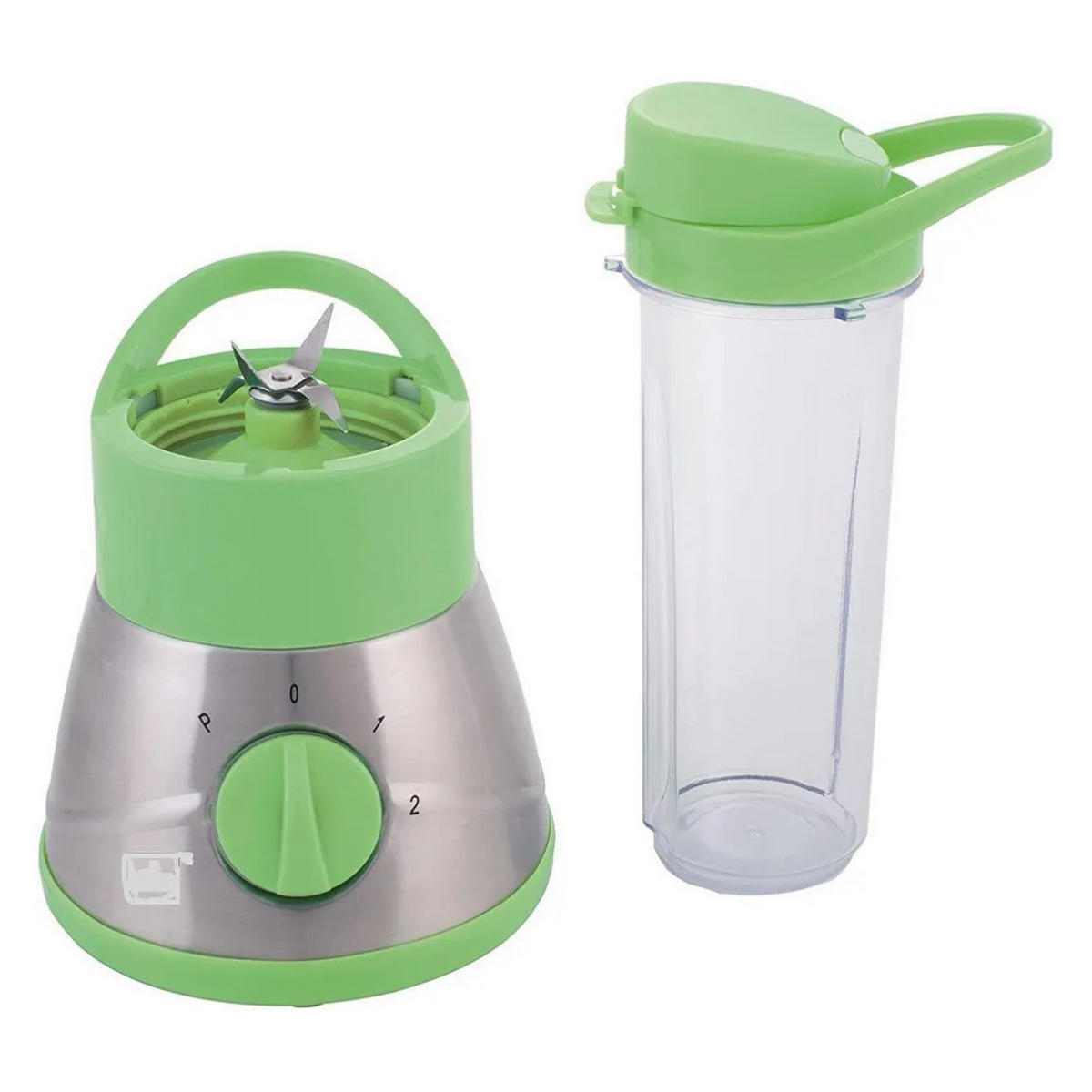 SMOOTHIE MAKER BL 7591 Grün 400W ToGo Mixer - Grün, Kunststoff (25/25/25cm) - Mia