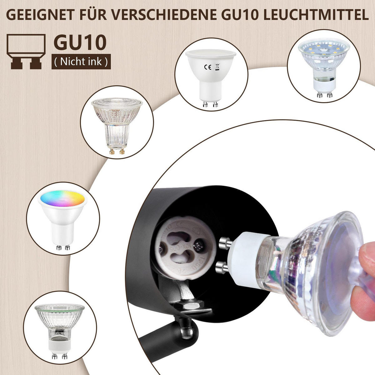 STRAHLER Hersfeld 4-flammig 71/6.5/16.5 cm - Schwarz, Metall (71/6.5/16.5cm) - Nettlife