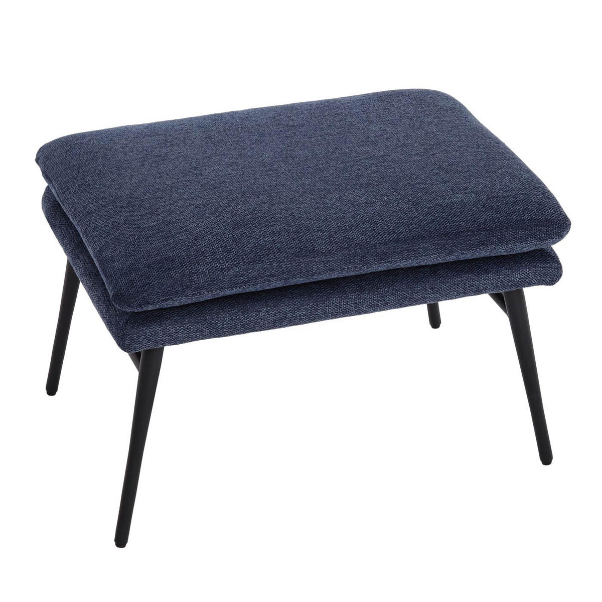 HOCKER Blau - Blau, Textil (56/38/40cm) - MCW