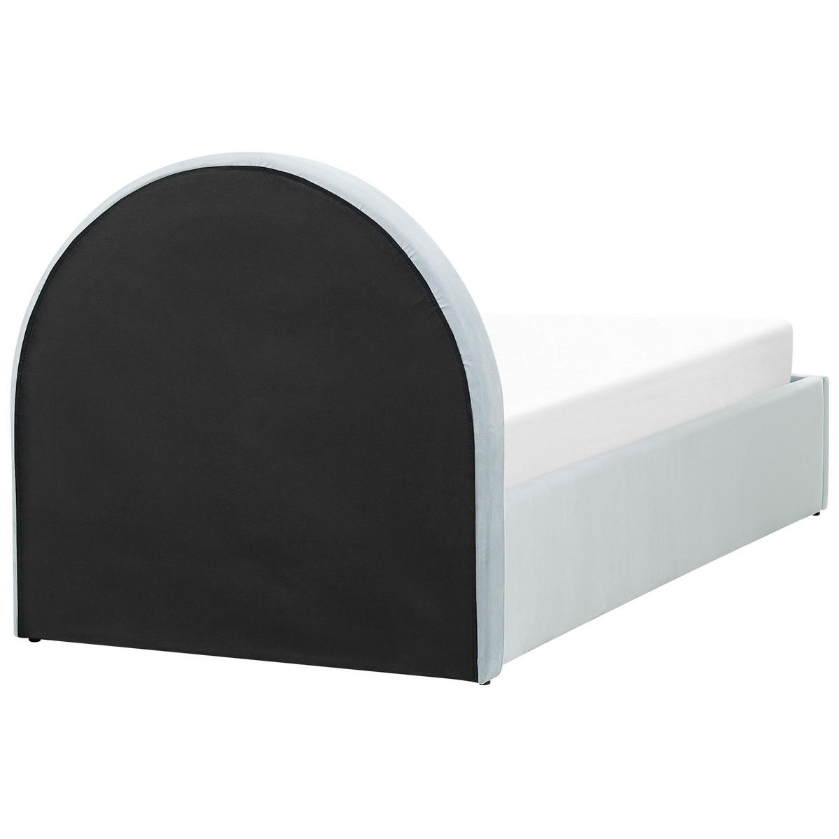 POLSTERBETT 90/200cm Hellblau Anet - Hellblau, Textil (90/200cm) - Beliani