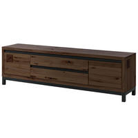 TV-BOARD Kernbuche 190x40x56 tabacco braun geölt VILLANDERS #253 - Braun, Holz (190/56/40cm) - Massivmoebel24