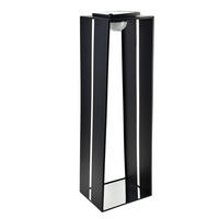 LATERNE Sokke schwarz 23/23/70 cm Kunstoff - Schwarz, Kunststoff (25/70/25cm) - Mondex