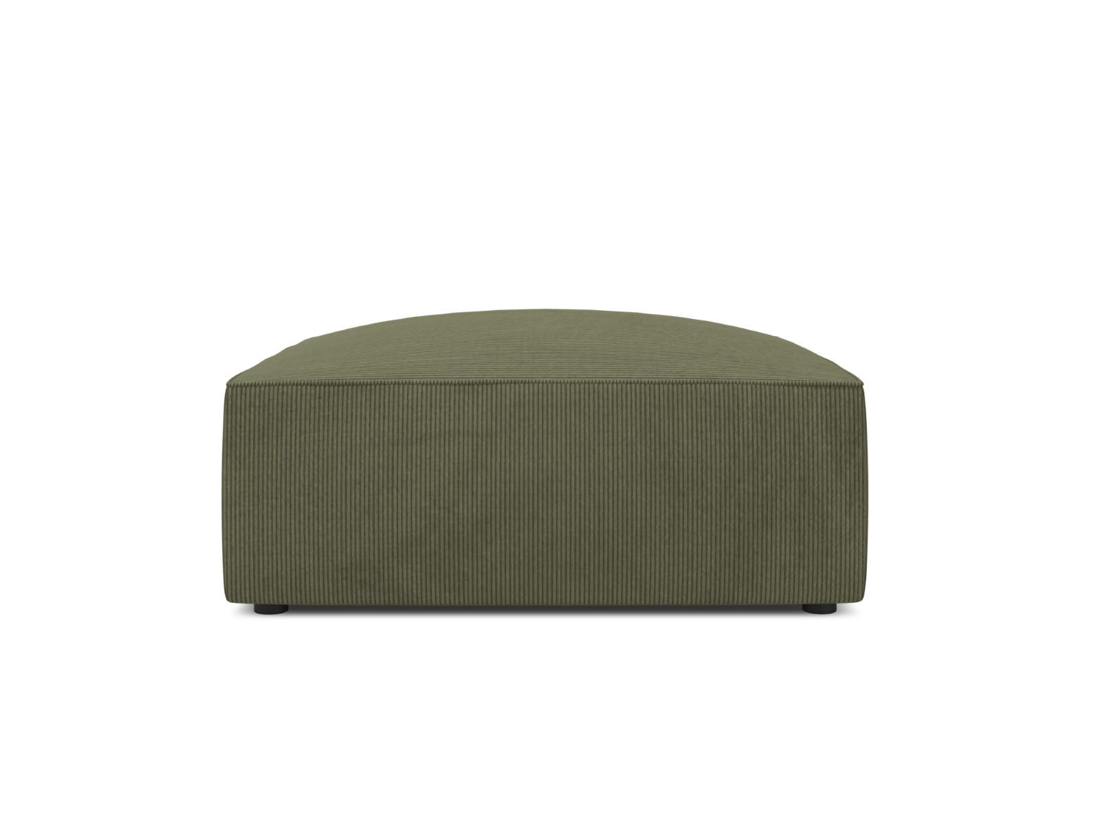 POUF Ruby aus Cord grün - Grün, Textil (93/40/93cm) - Micadoni