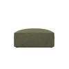 POUF Ruby aus Cord grün - Grün, Textil (93/40/93cm) - Micadoni