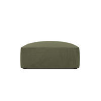 POUF Ruby aus Cord grün - Grün, Textil (93/40/93cm) - Micadoni