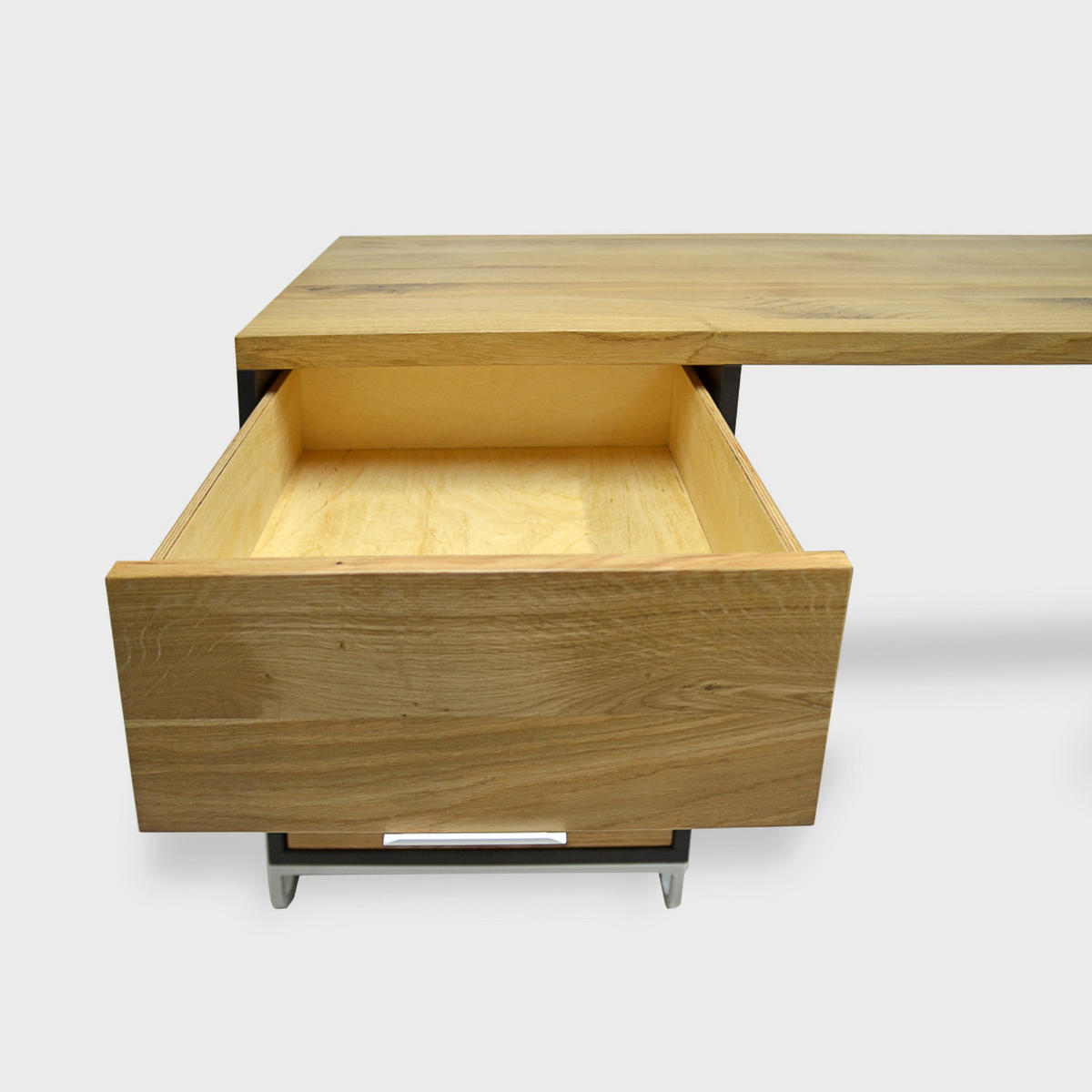 HOLZSCHREIBTISCH für das Arbeitszimmer oder Büro DENIS - Eichefarben, Holz (60/150/75cm) - Rawood Furniture