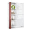 HIGHBOARD Canto Bordeaux Hochglanz - Bordeaux, Holzwerkstoff (95/151.5/36cm) - Vladon