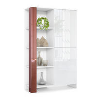 HIGHBOARD Canto Bordeaux Hochglanz - Bordeaux, Holzwerkstoff (95/151.5/36cm) - Vladon