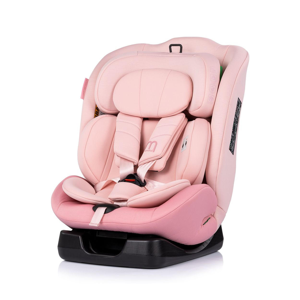 KINDERSITZ Mondial i-Size rosa (40-150cm) Liegeposition Kopfstütze Gurt - Rosa, Kunststoff (44/80/51cm) - Chipolino