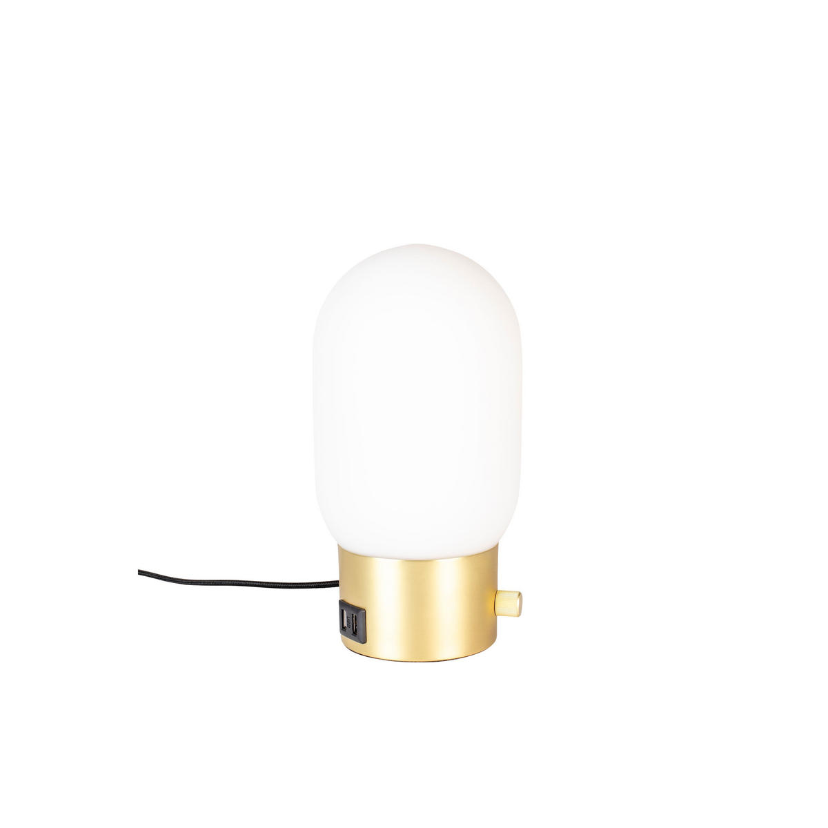 TISCHLAMPE Urban Charger Gold - Goldfarben, Glas (12.5/12.5/24.5cm) - Zuiver