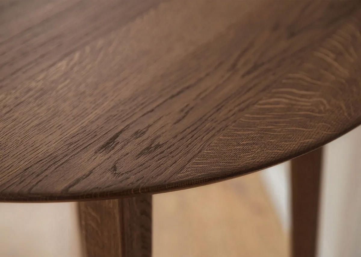 ESSTISCH Orbetello Eiche Tabak 90-190 / 90 / 74,5cm - Dunkelbraun, Holz (90/190/74.5cm) - Feldmann-Wohnen