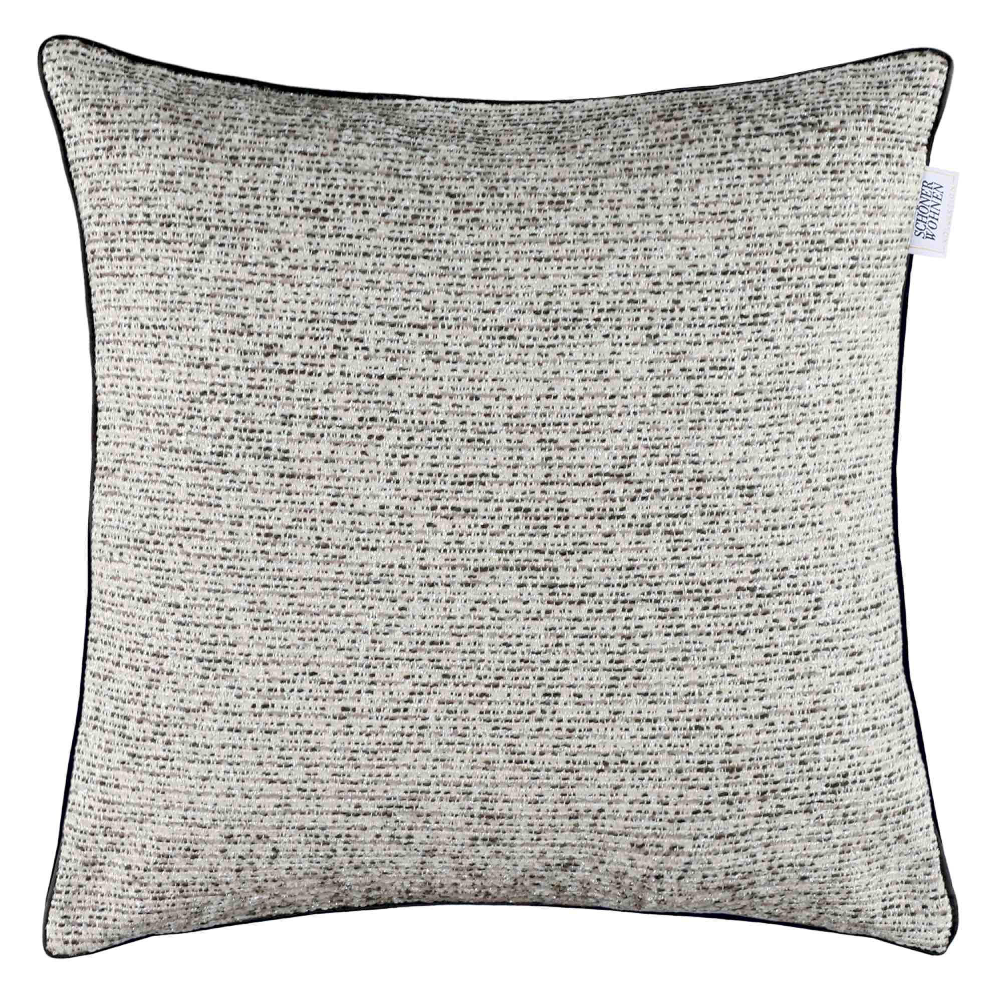 ZIERKISSENHÜLLE TREASURE - Grau, Textil (38/38cm) - Schöner Wohnen