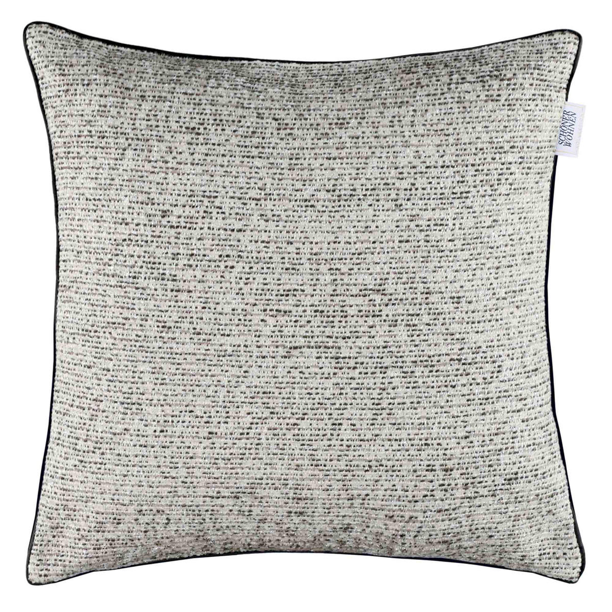 ZIERKISSENHÜLLE TREASURE - Grau, Textil (38/38cm) - Schöner Wohnen