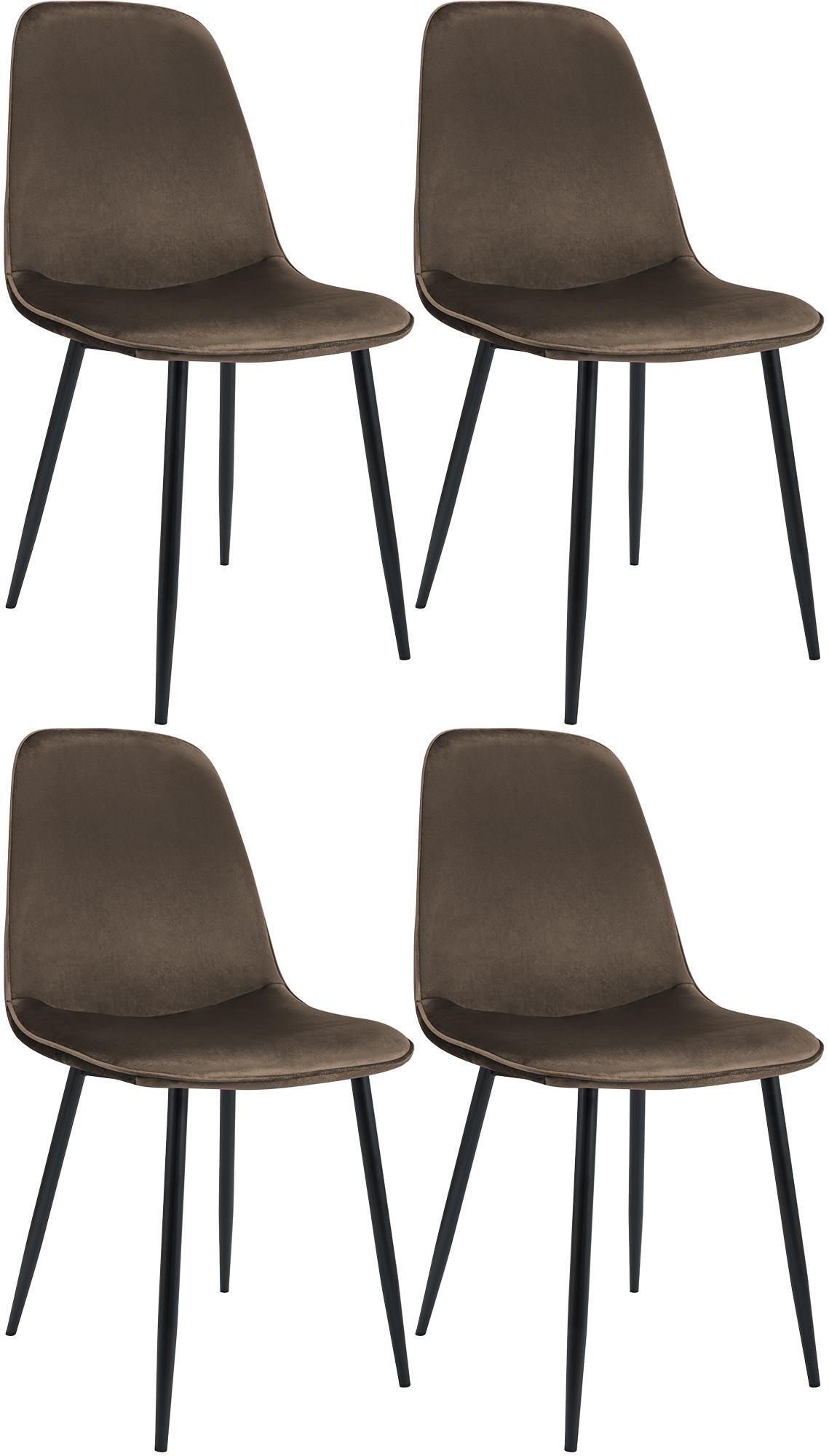 Deluke Esszimmerstuhl Braun 45x88x54 cm