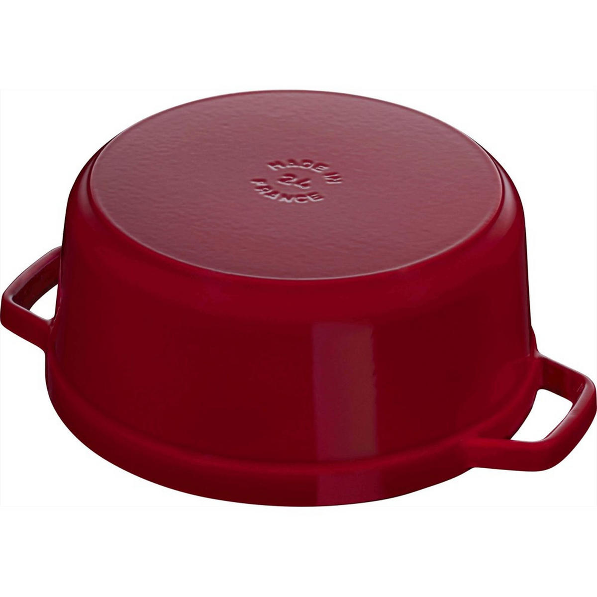 TOPF Burgunderrot 30.3/24/15.3 cm NPC405022940 - Bordeaux, Metall (24cm) - Staub