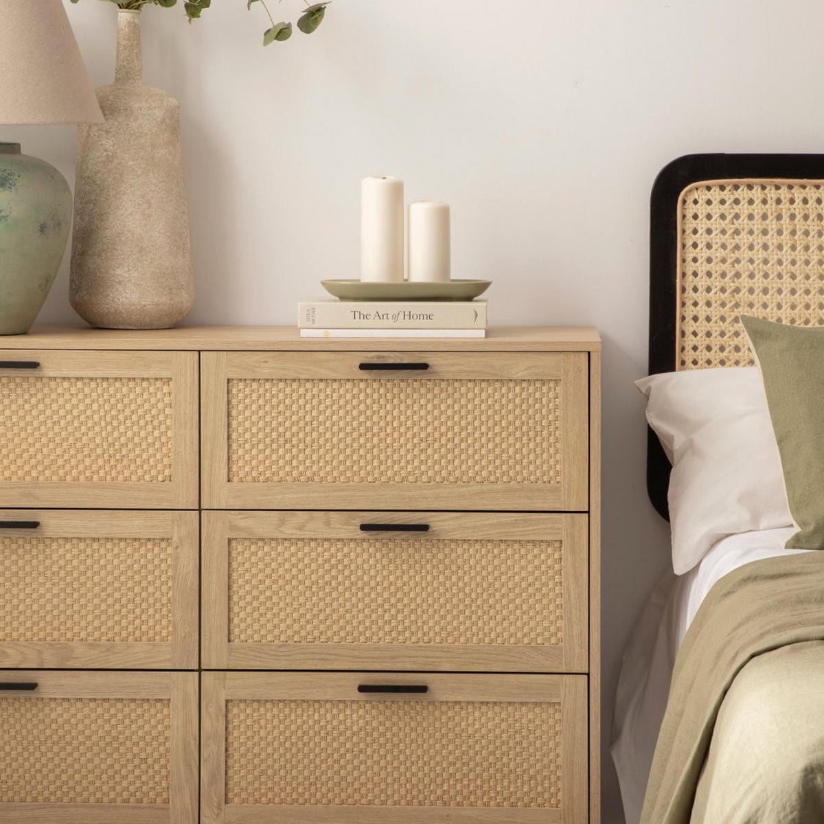 SCHUBLADENKOMMODE DOPPELTE Samoa Natürlich 120 cm x 90 cm - Naturfarben, Holzwerkstoff (120/90/40cm)