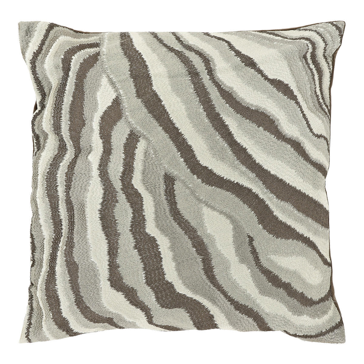 DEKOKISSEN Ezra Grau 45/45/8 cm - Grau, Textil (45/45cm) - Unique Living