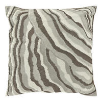 DEKOKISSEN Ezra Grau 45/45/8 cm - Grau, Textil (45/45cm) - Unique Living