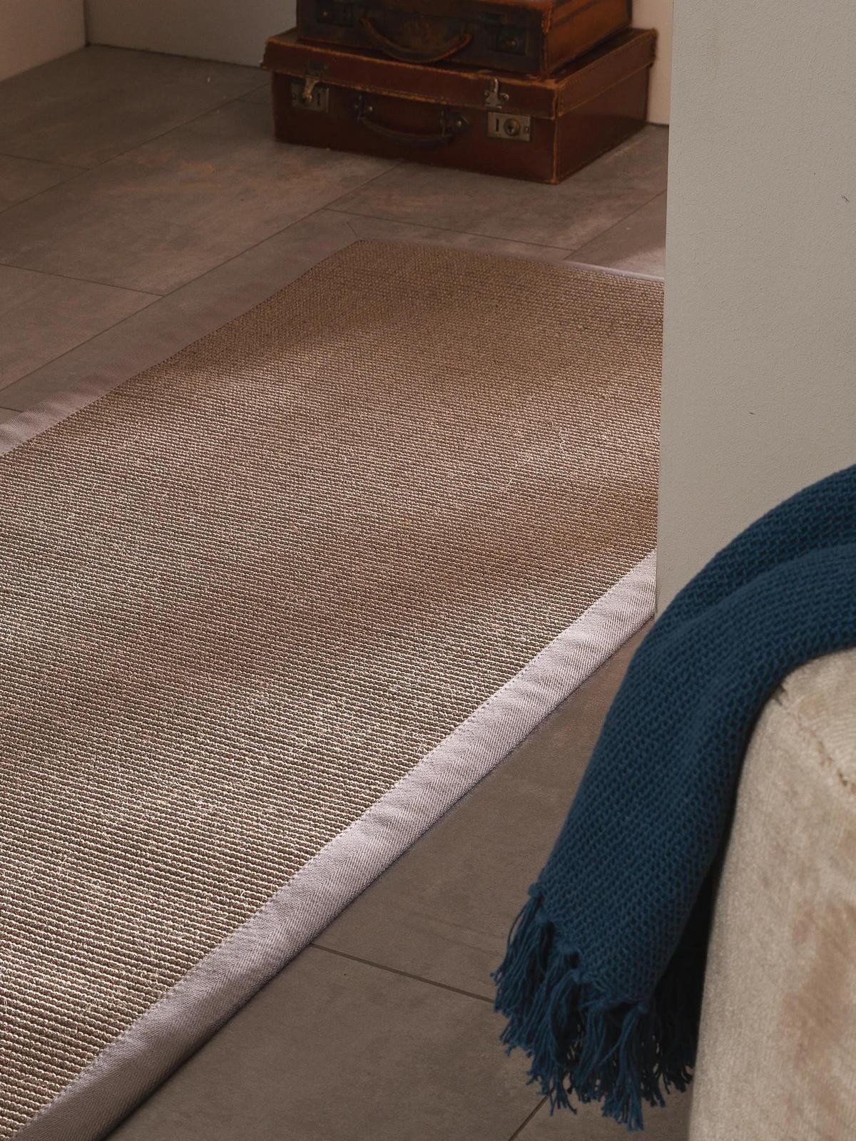 SISALTEPPICH Sana Grau 70x240 cm - Grau, Textil (70/240cm) - benuta Nest
