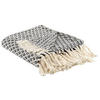 DECKE Creme Chyama 125/150 cm - Creme, Naturmaterialien/Textil (125/150cm) - Beliani