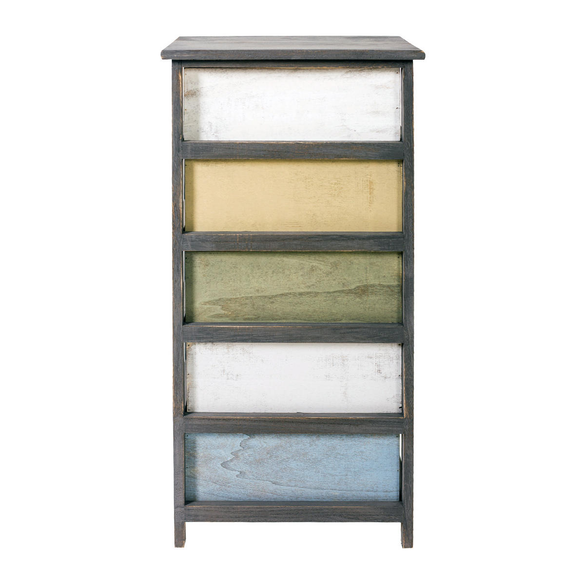 KOMMODE Grau 29/40/87 cm - Grau, Holz (29/87/40cm) - Mobili Rebecca