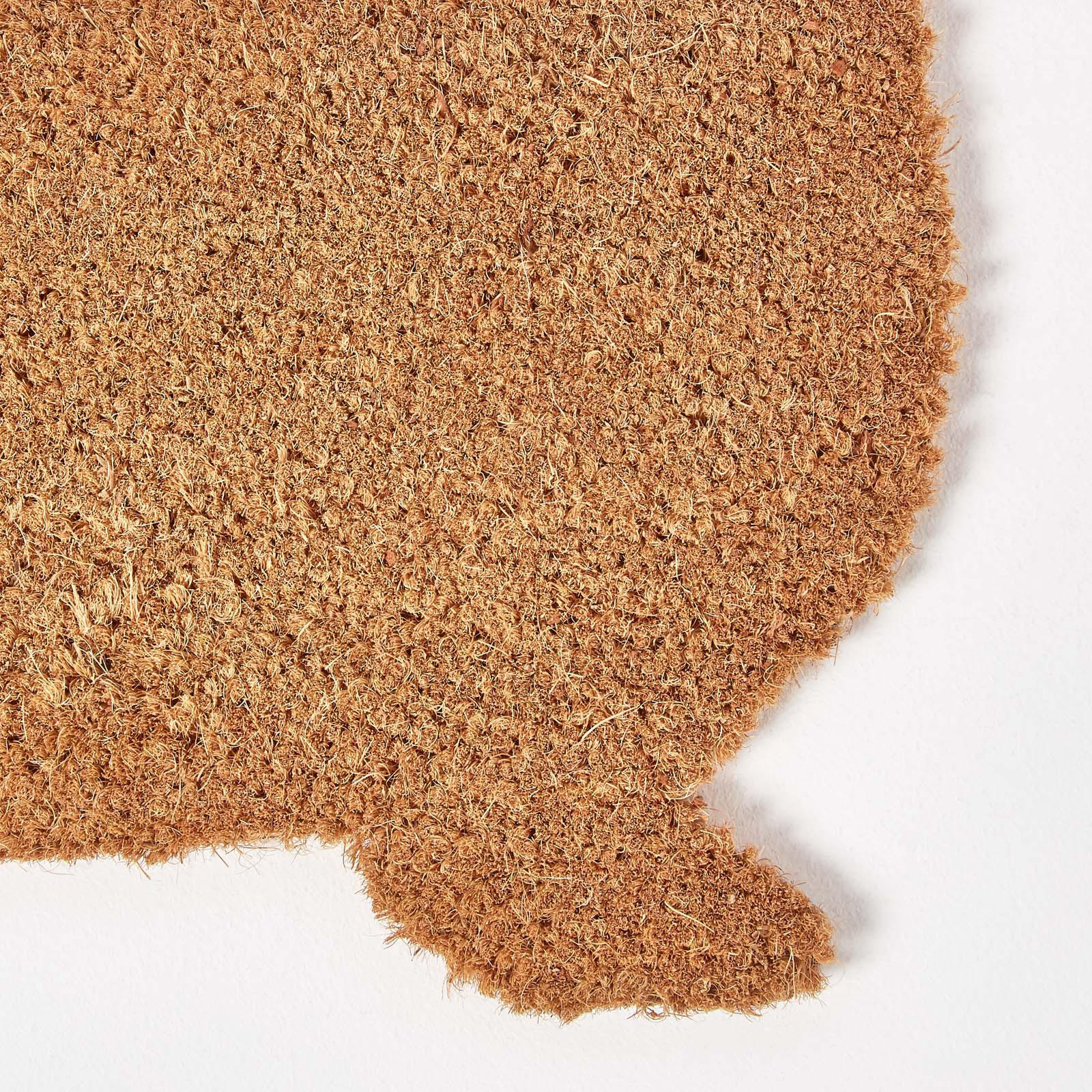 FUSSMATTE Dackel, Kokos 45/74 cm - Naturfarben, Naturmaterialien (45/75cm) - Homescapes