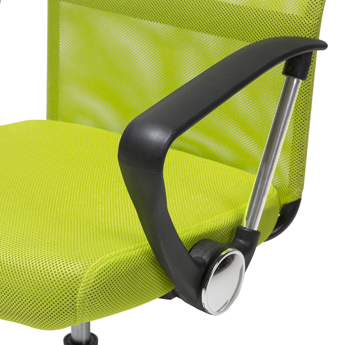 BÜROSTUHL Polyester Grün Design - Grün, Kunststoff/Textil (63/122/63cm) - Beliani