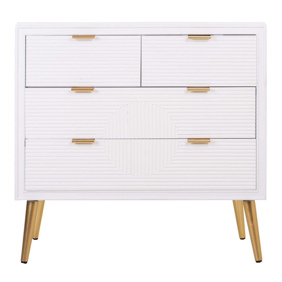 KOMMODE 80x37x78 cm - Weiß, Holzwerkstoff (80/78/37cm) - Wanderlust