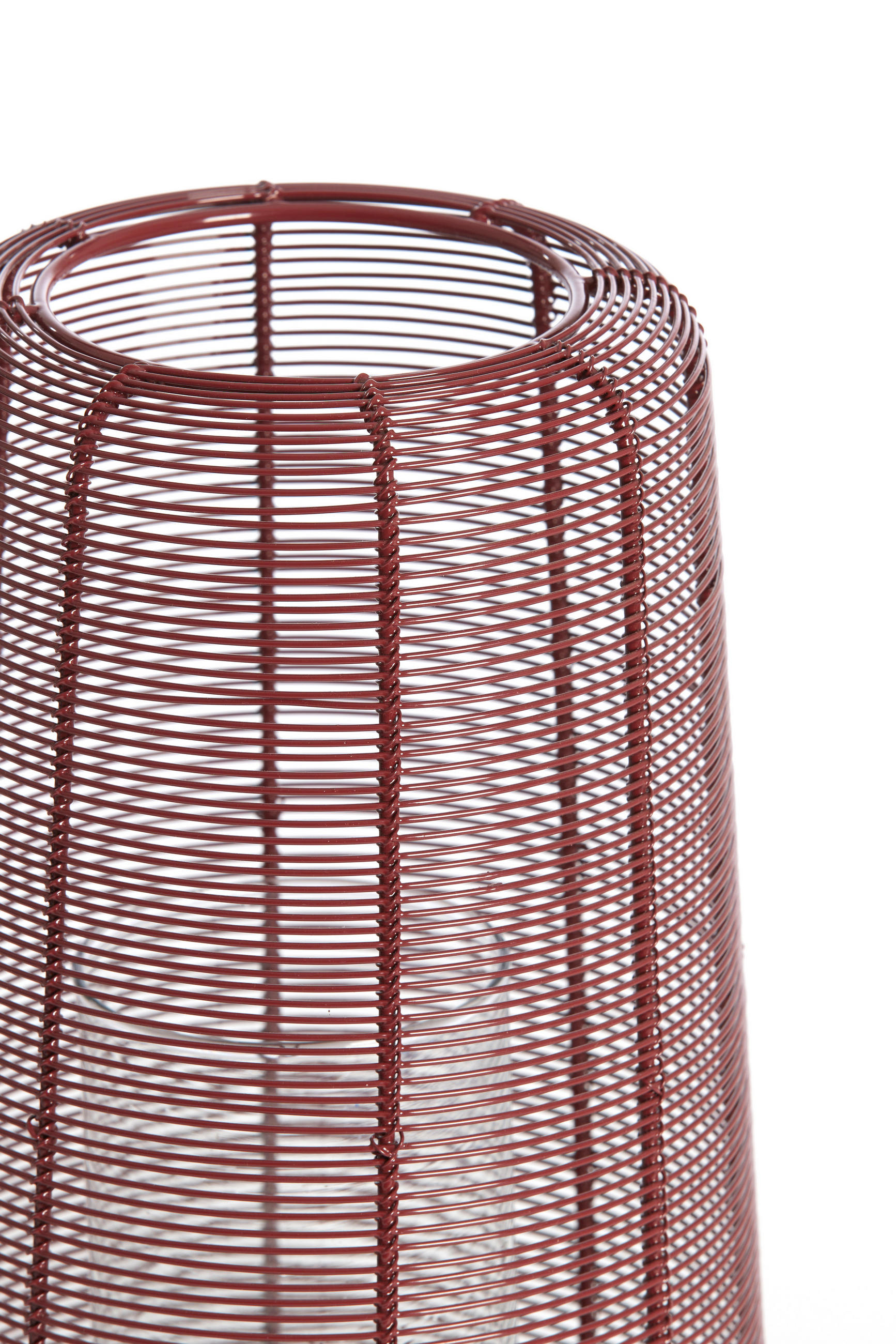 WINDLICHT Adeta Rot Ø19,5/30 cm - Rot, Metall (19.5/30/19.5cm) - Light & Living