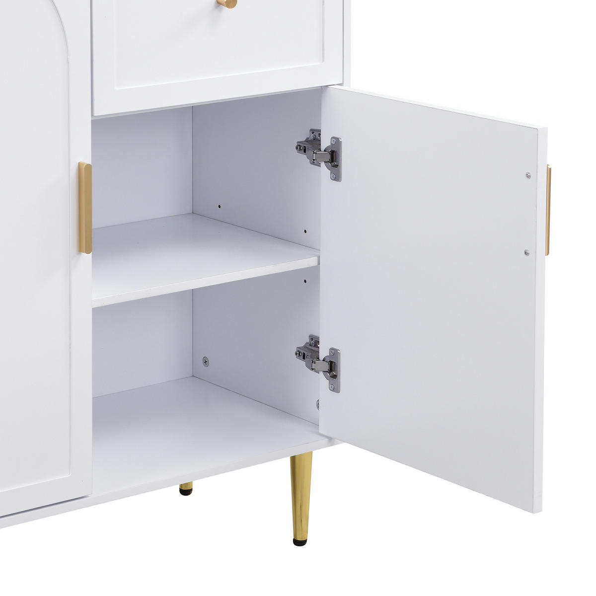 GARDEROBEN-SET 80x175.5 Kompakt Regal Schuhschrank Flur - Weiß, Holzwerkstoff (35/175.5/80cm) - FLIEKS